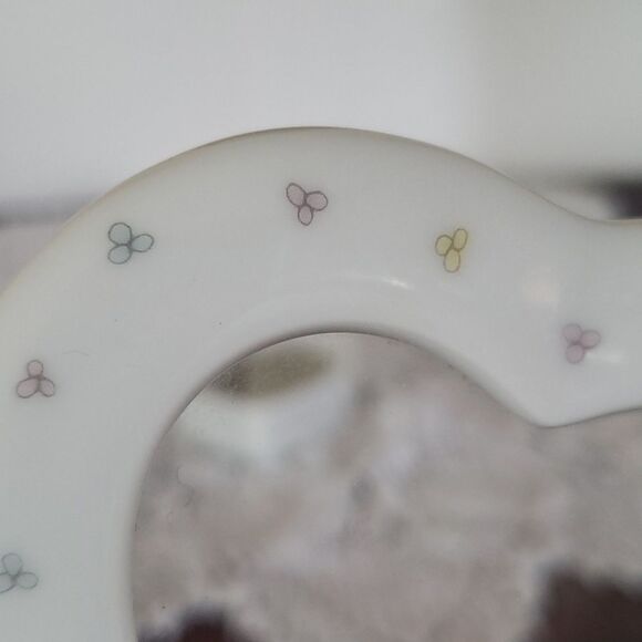 Vtg 1988 Precious Moments "My Deer Friend" Heart Shaped Porcelain Trinket Box - Picture 4 of 6